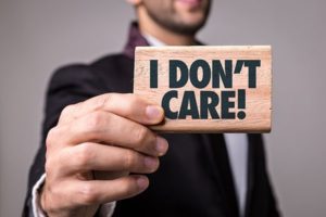 Buyers don’t care!